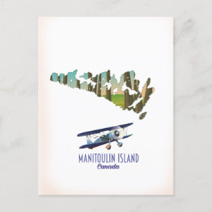 Manitoulin Island Kanada Karte