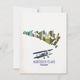 Manitoulin Island Kanada Karte