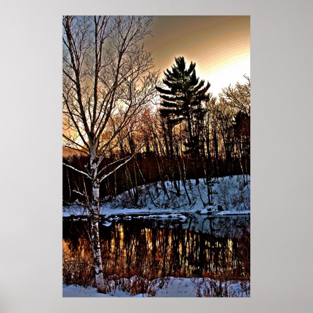Manitowish Winter Poster (Vorne)