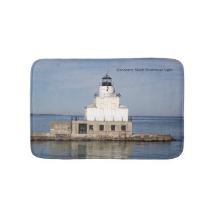 Manitowoc North Breakwater Light bathmat Badematte