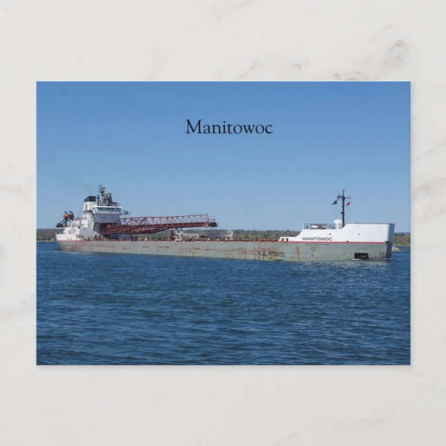 Manitowoc Postkarte (Vorderseite)