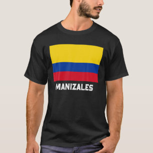 Manizales Kolumbien Flaggenemblem Escudo Bandera C T-Shirt