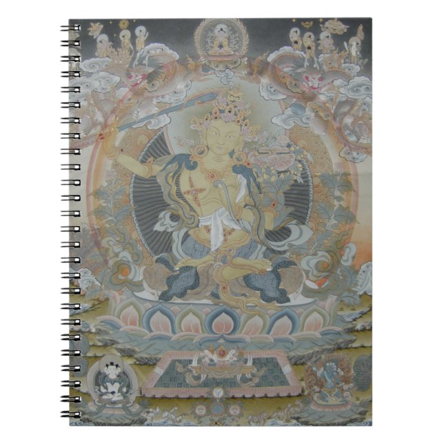 Manjushri-Notebook Notizblock (Vorderseite)