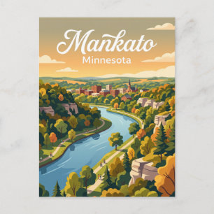 Mankato, Minnesota Postkarte