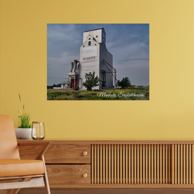 Mankota Grain Elevator Poster (Wohnzimmer 2)