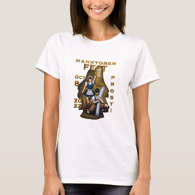 Manktoberfest-Vektor T-Shirt (Vorderseite)