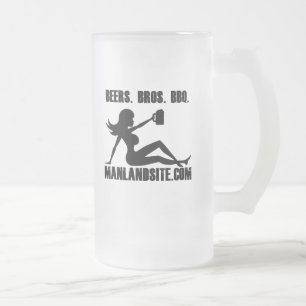 Manland/Mancave Bier-Tasse! Mattglas Bierglas