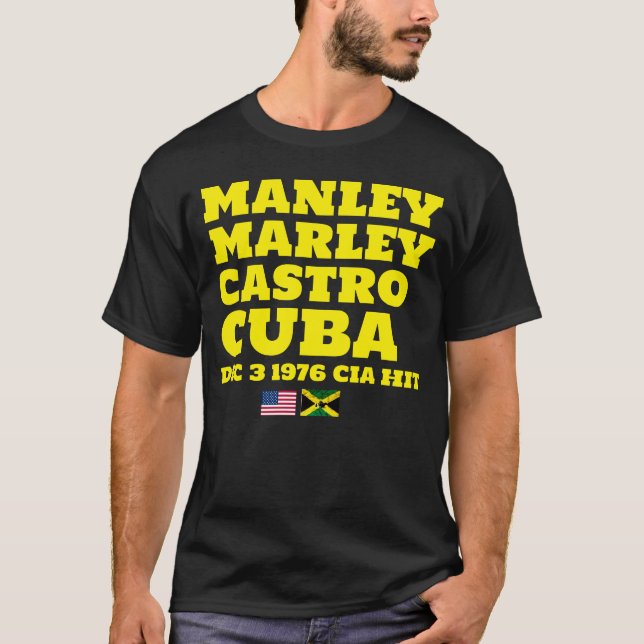 MANLEY MARLEY CASTRO Basic Dark T - Shirt (Vorderseite)