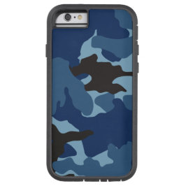 Manly Blue Camouflage Military Camouflage Pattern  Case-Mate iPhone Hülle