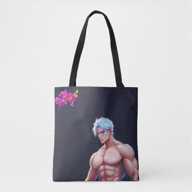 Manly in Anime Tote Bag Tasche (Vorderseite)