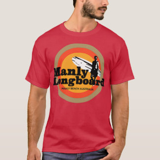 Manly Longboard Retrosurf T-Shirt