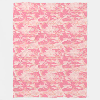 Manly Pink Camouflage Fleecedecke