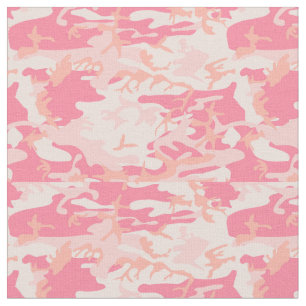 Manly Pink Camouflage Stoff