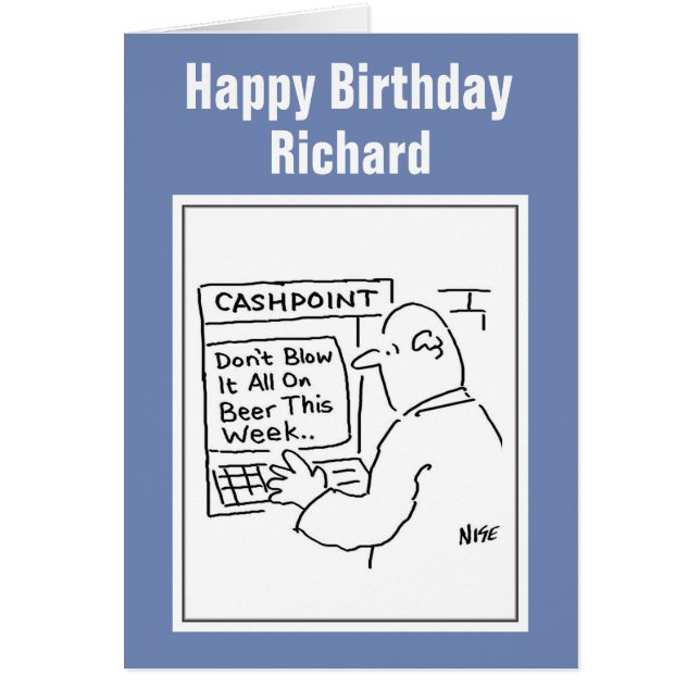 Mann an der Geldmaschine (Vorne)