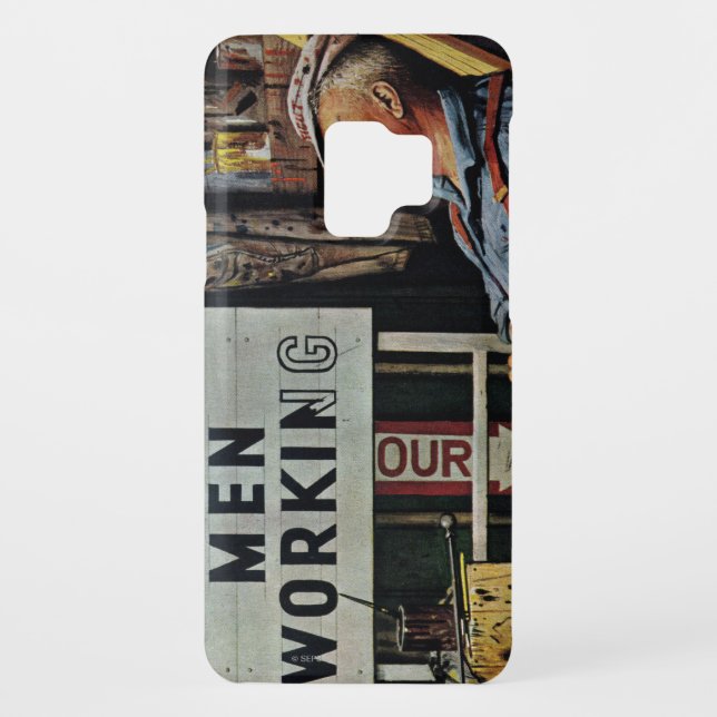 Mann-Arbeiten Case-Mate Samsung Galaxy Hülle (Rückseite)