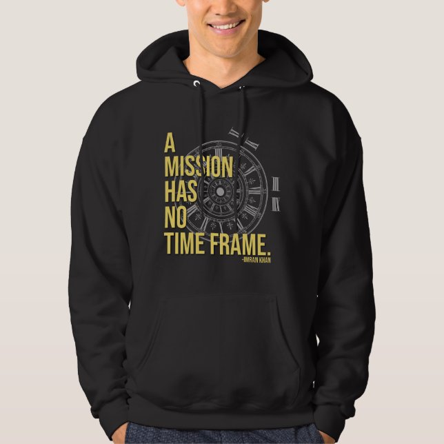 Mann auf Mission Hoodie (Vorderseite)