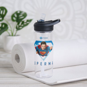 Mann aus Stahl im Flug Trinkflasche