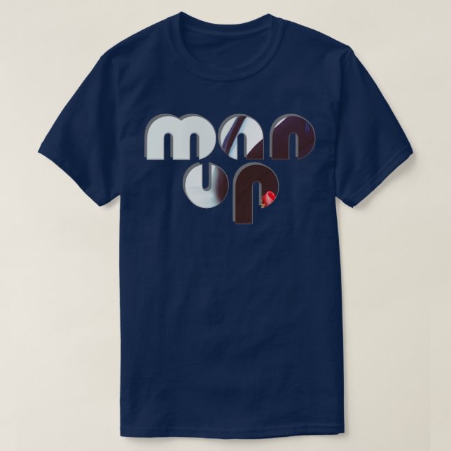 Mann aus T-Shirt (Design vorne)