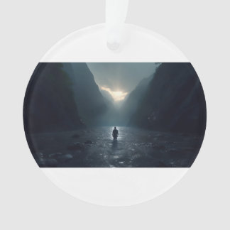Mann bei Morgendämmerung im Atemberaubenden majest Ornament