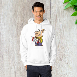 Mann, der Akkordeon spielt Hoodie