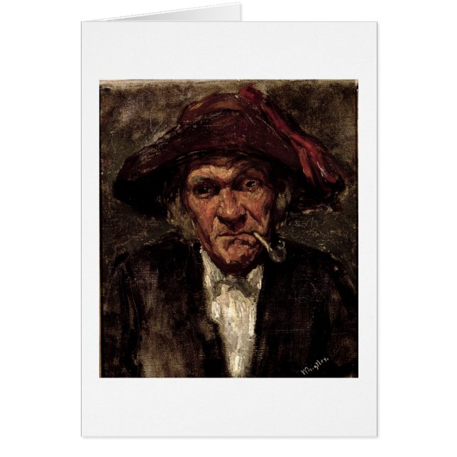 Mann, der ein Rohr, c.1859 raucht (Vorne)
