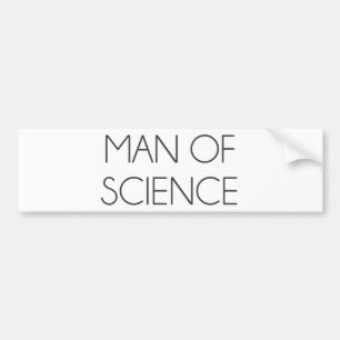 Mann der Wissenschaft Autoaufkleber