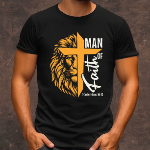 Mann des Glaubens Herren-Christlich T-Shirt
