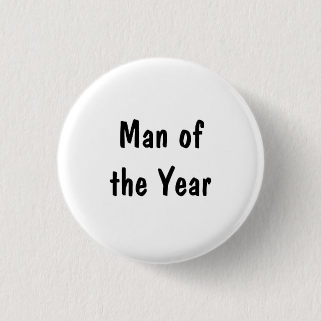 Mann des Jahres Button (Vorderseite)