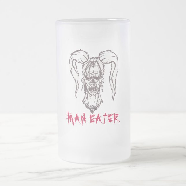 MANN-ESSER hohe mattierte Tasse (Mittel)