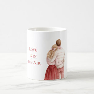 Mann Frau Liebe liegt in der Luft Kaffeetasse