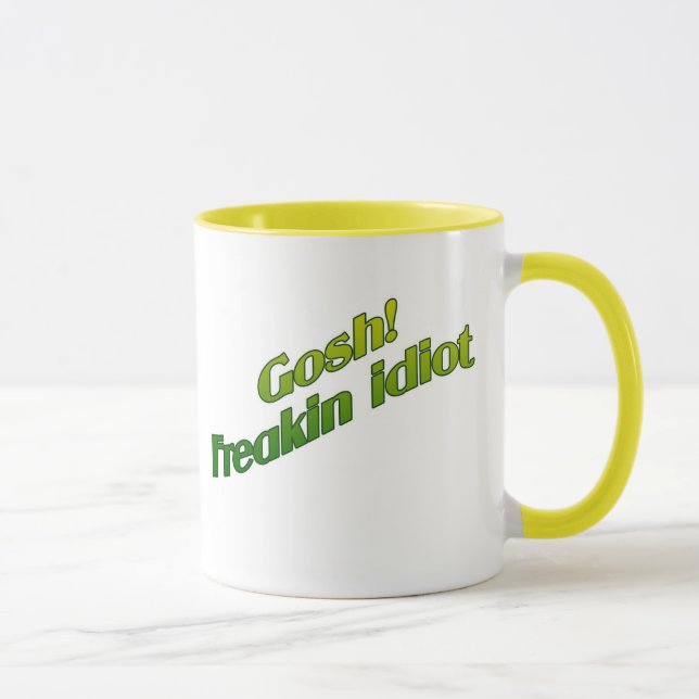 MANN! FREAKIN IDIOT TASSE (Rechts)