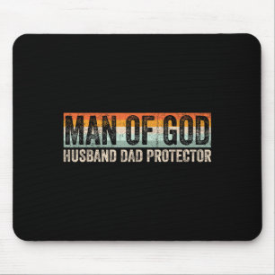 Mann Gott Ehemann Vater Beschützer Illustration Mousepad