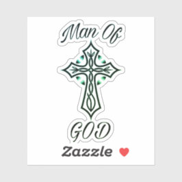 Mann Gottes Aufkleber