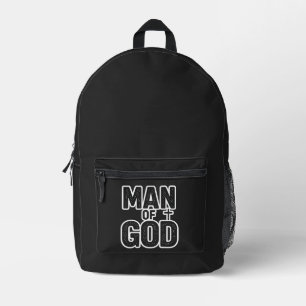 Mann Gottes Bedruckter Rucksack