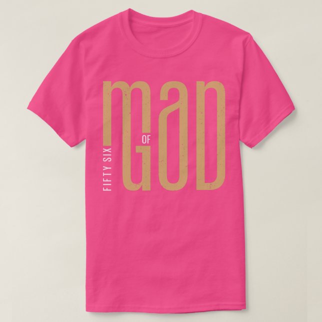 Mann Gottes Thirt T-Shirt (Design vorne)