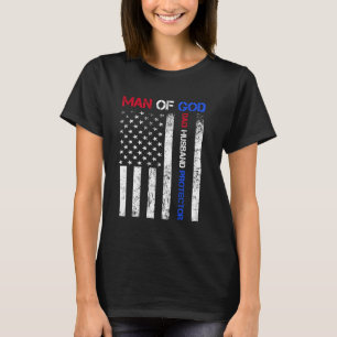Mann Gottes Vater Mann Mann Schützer Christlichen T-Shirt