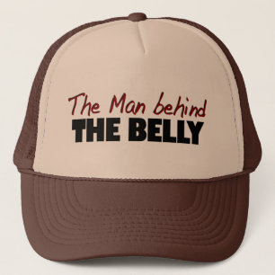 Mann hinter dem Bauch Truckerkappe