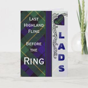 Mann-Hirschnacht - ArmstrongScottishTartan Einladung