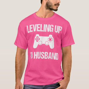 Mann Hochzeit Level Up zum Ehemann T-Shirt