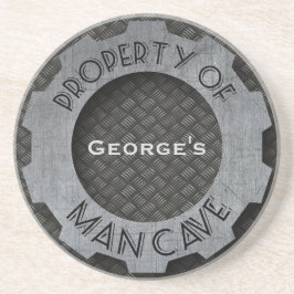 Mann-Höhlen-Eigentum von Getränkeuntersetzer