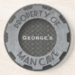 Mann-Höhlen-Eigentum von Getränkeuntersetzer