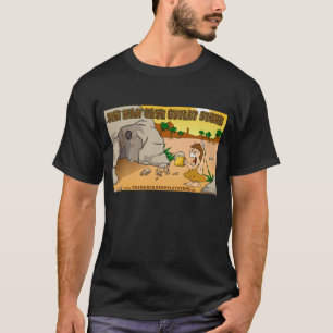 Mann-Höhlen-Shirt Toon T-Shirt