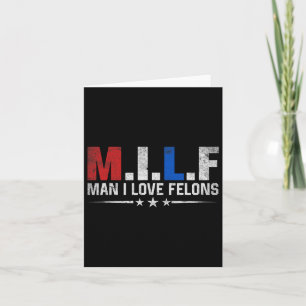 Mann I Liebe Felons Funny Trump Der Don Daddy Präs Karte