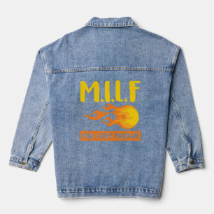 Mann I Liebe Feuerball-Geschenk Jeansjacke
