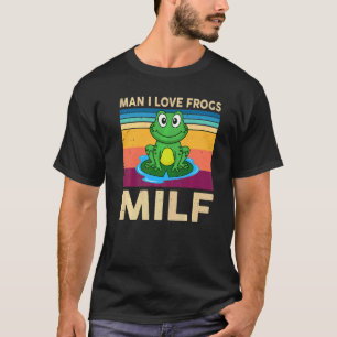 Mann I Liebe Frogs Kinder Kleinkind Bruder Niedlic T-Shirt