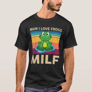 Mann I Liebe Frogs Kinder Kleinkind Bruder Niedlic T-Shirt