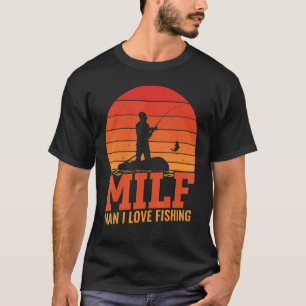 Mann, ich liebe Angeln Vintage Retro Fischer T-Shirt