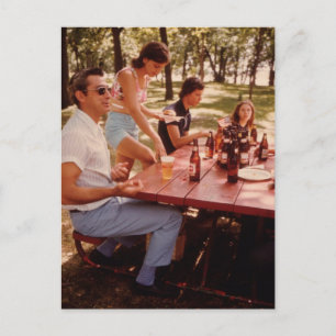 Mann, ich Liebe Bier! - VINTAG Postkarte