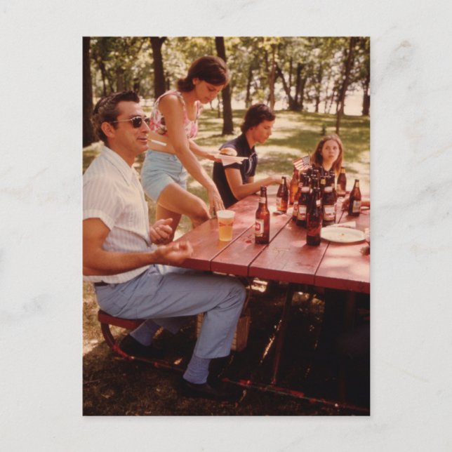 Mann, ich Liebe Bier! - VINTAG Postkarte (Vorderseite)