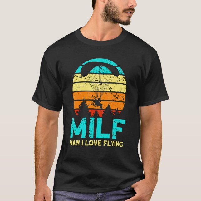 Mann, ich liebe das Fliegen Paramotor-Pilot Paramo T-Shirt (Vorderseite)